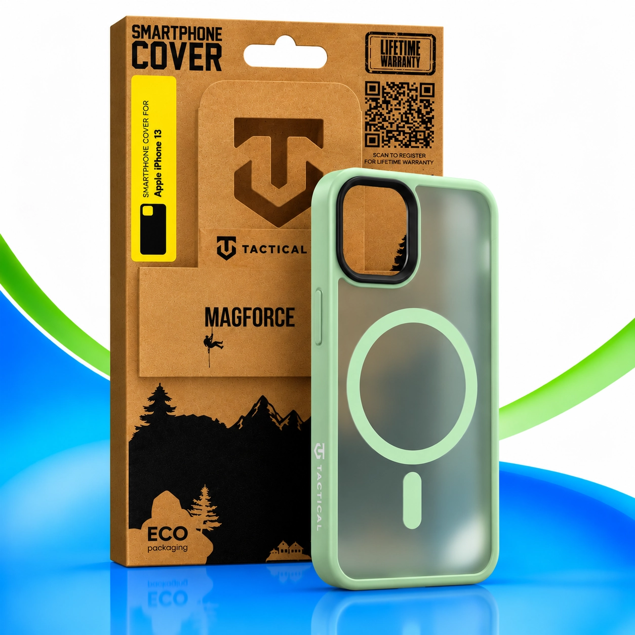 Tactical MagForce Hyperstealth Kryt pro Apple iPhone 13 Zelený